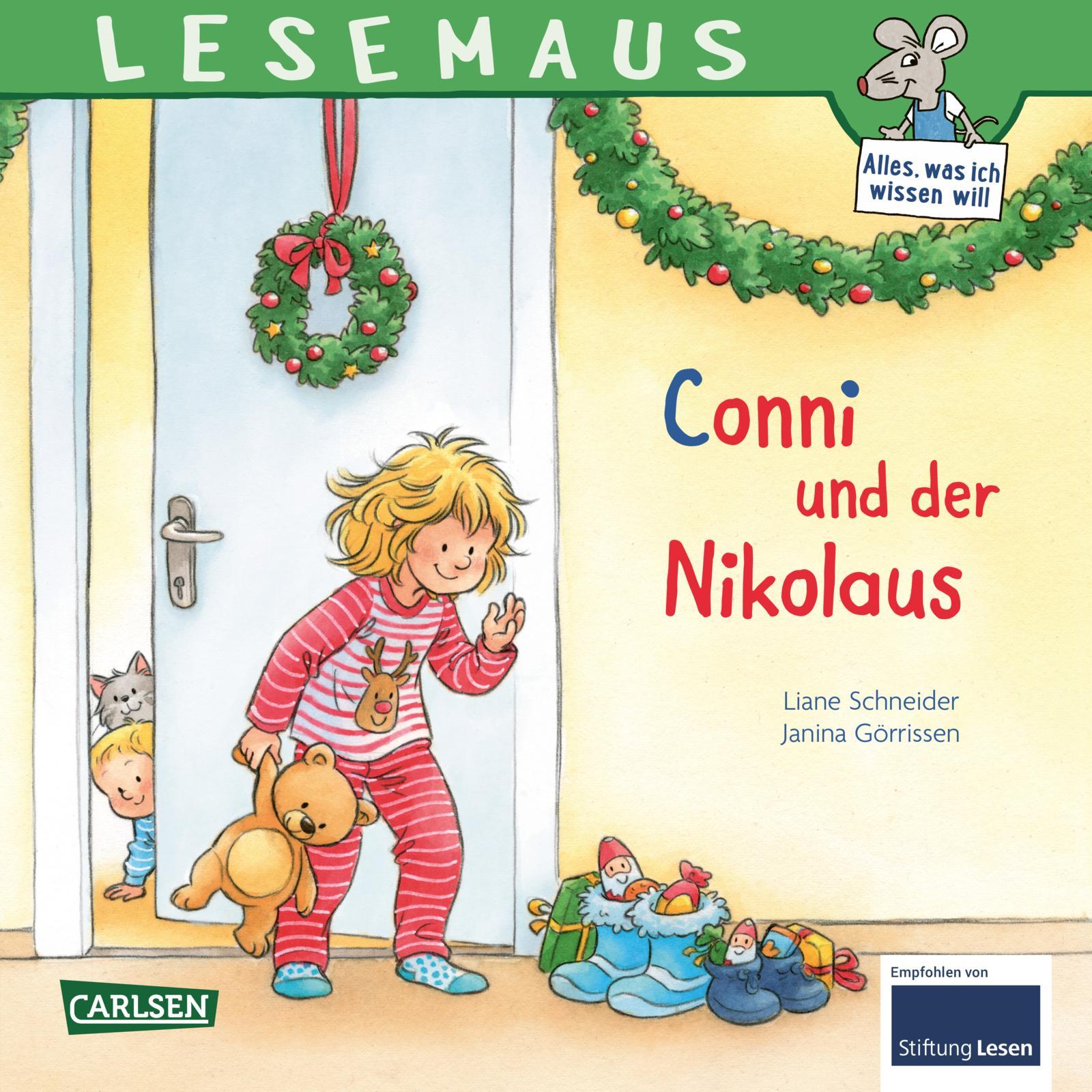 Cover: 9783551081926 | LESEMAUS 192: Conni und der Nikolaus | Liane Schneider | Taschenbuch