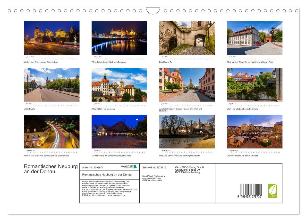 Bild: 9783435678716 | Romantisches Neuburg an der Donau (Wandkalender 2025 DIN A3 quer),...