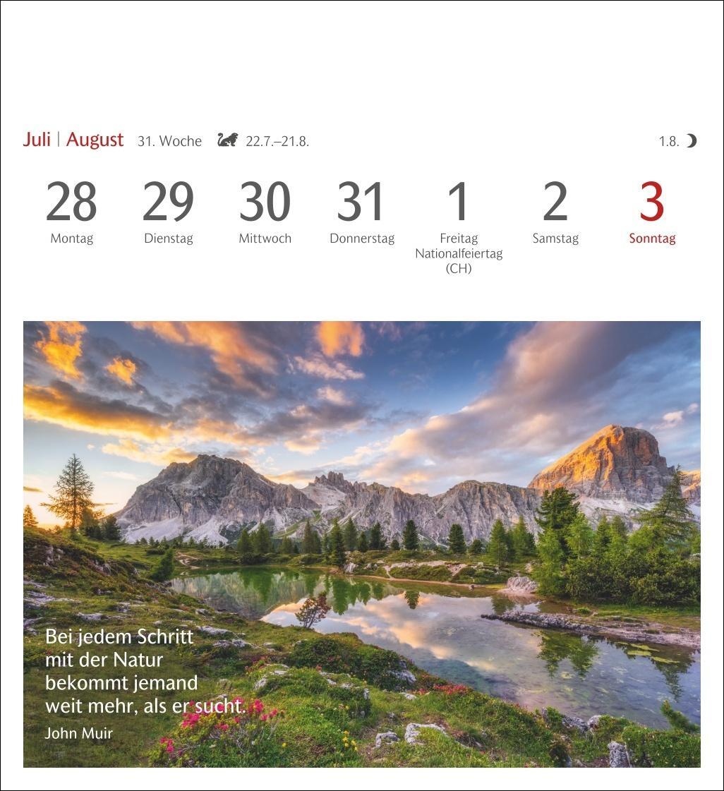 Bild: 9783840033834 | Momente des Glücks Postkartenkalender 2025 - Wochenkalender mit...