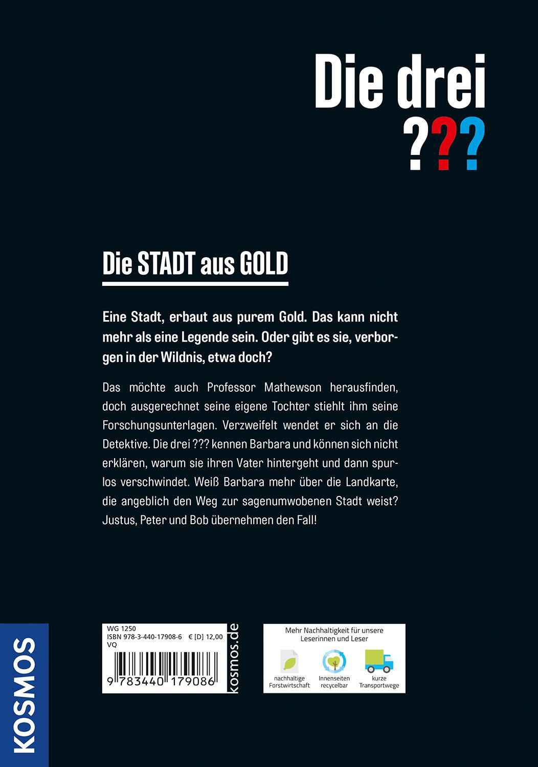 Bild: 9783440179086 | Die drei ??? Die Stadt aus Gold | Christoph Dittert | Buch | 160 S.