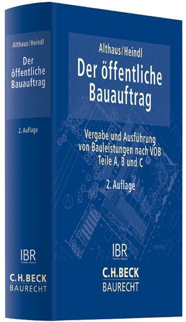 Cover: 9783406656590 | Der öffentliche Bauauftrag | Buch | LIV | Deutsch | 2013