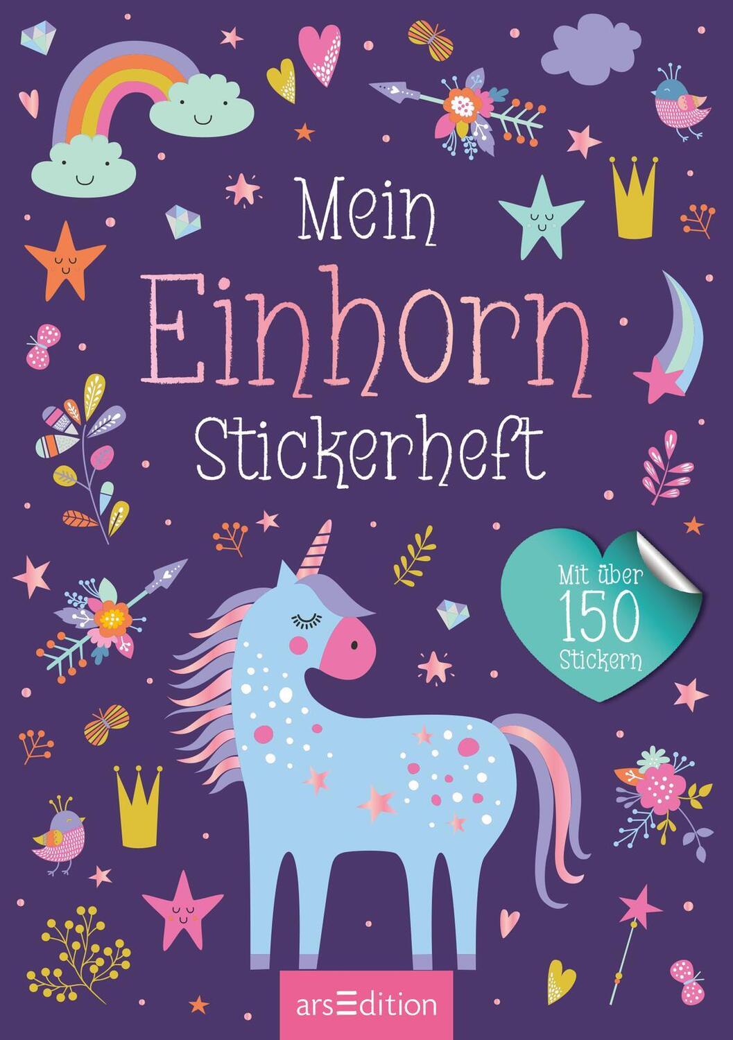 Bild: 4014489133940 | Mein Einhorn-Stickerheft | Mit über 150 Stickern | Stück | 16 S.