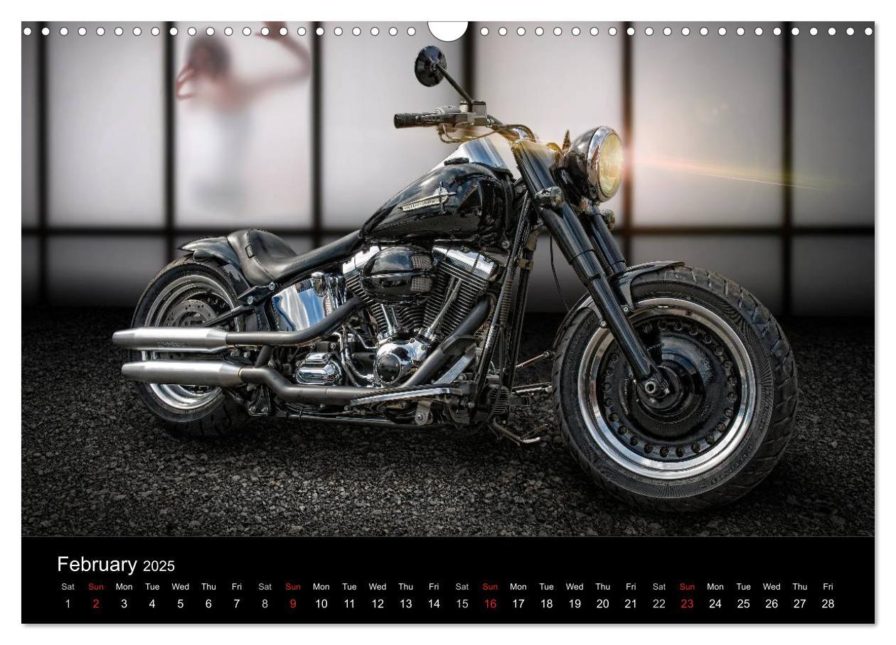 Bild: 9781325961580 | Motorbike Dreams (Wall Calendar 2025 DIN A3 landscape), CALVENDO 12...