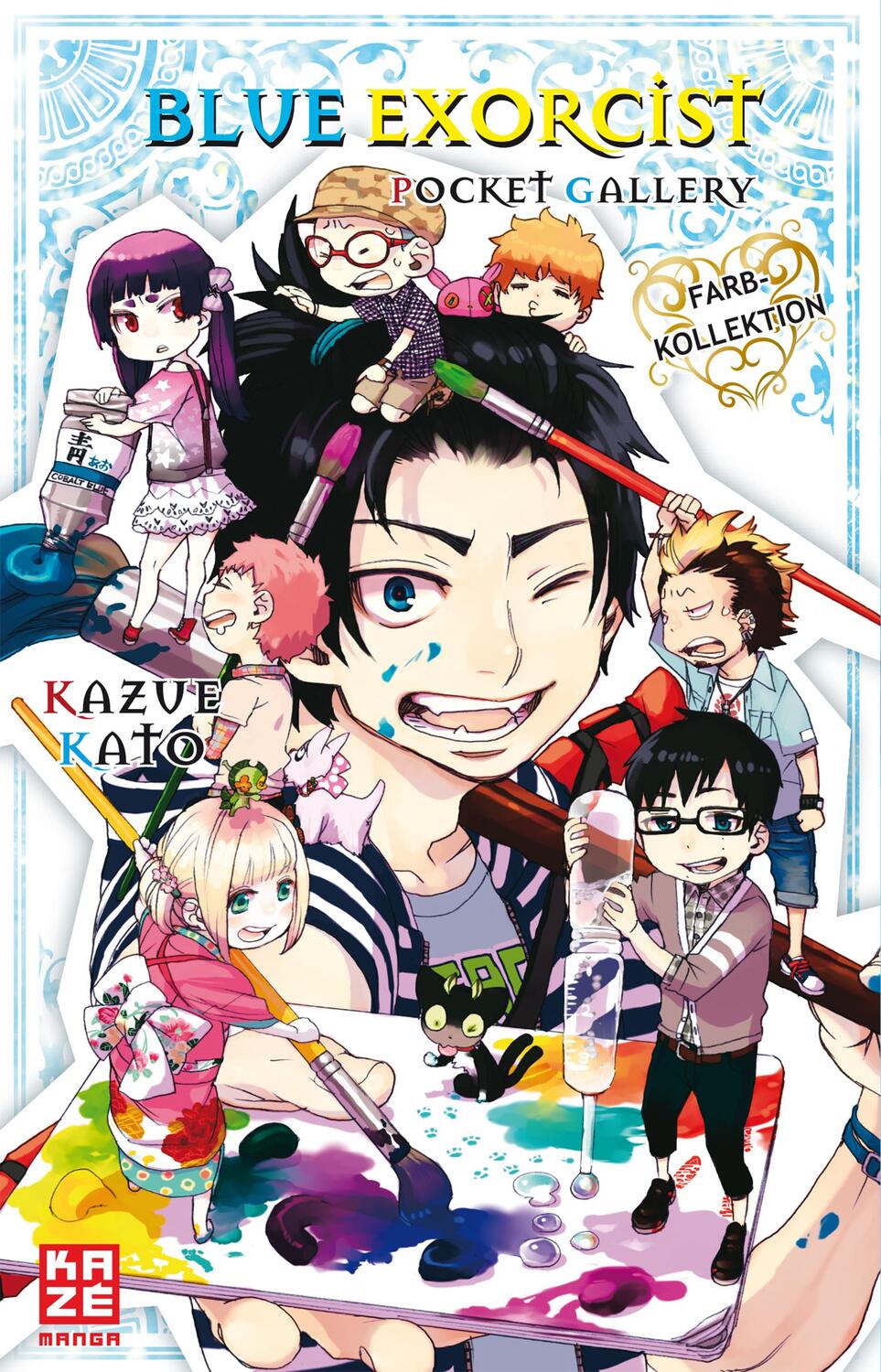 Cover: 9782889210244 | Blue Exorcist Pocket Gallery | Artbook mit Mini-Poster | Kazue Kato