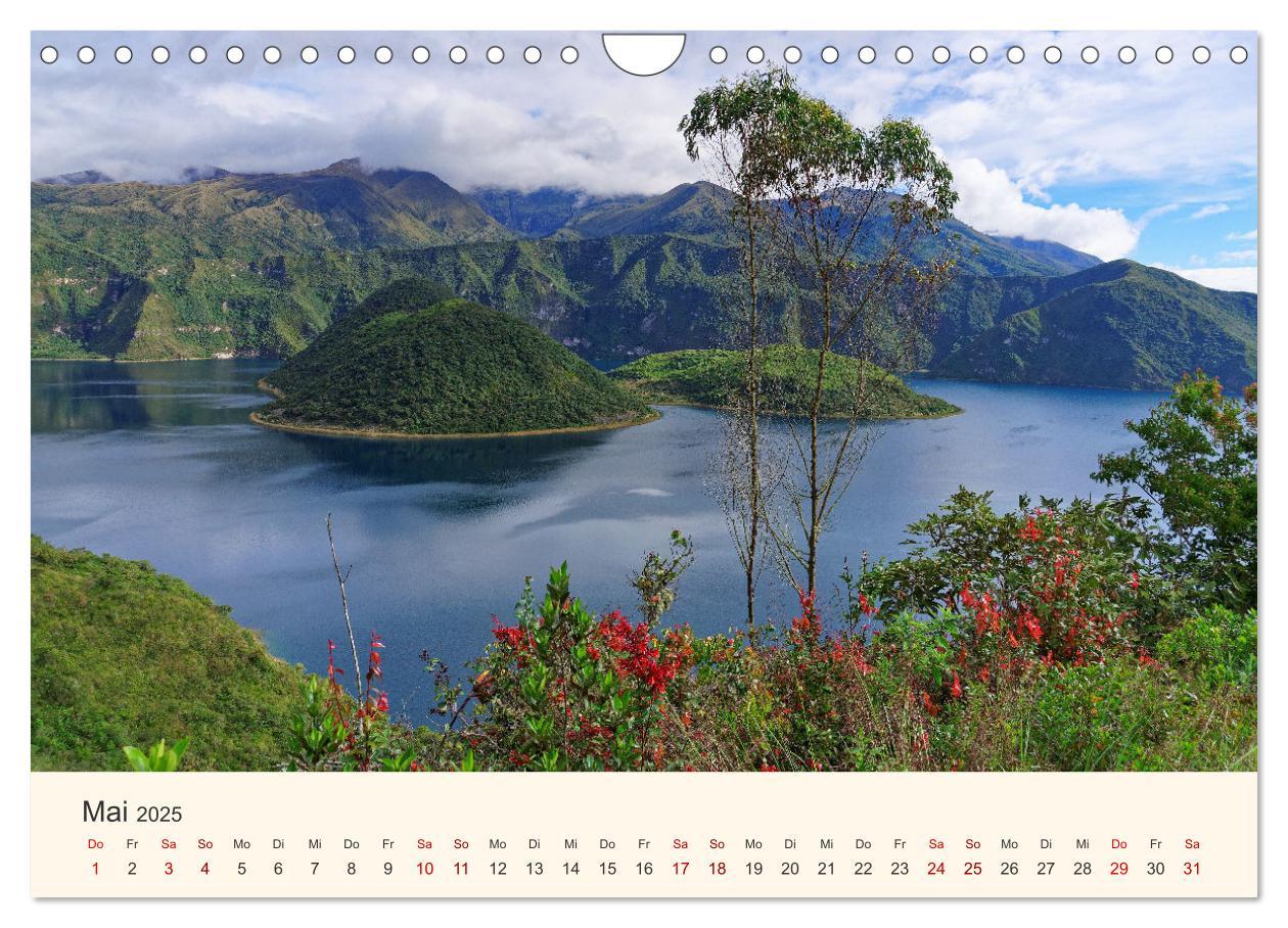 Bild: 9783435405701 | Entdecke Ecuador (Wandkalender 2025 DIN A4 quer), CALVENDO...