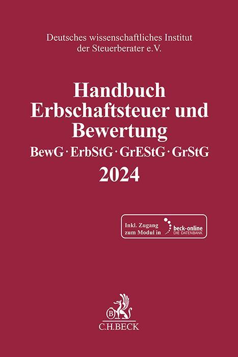 Cover: 9783406816130 | Handbuch Erbschaftsteuer und Bewertung 2024 | V. | Bundle | 1 Buch