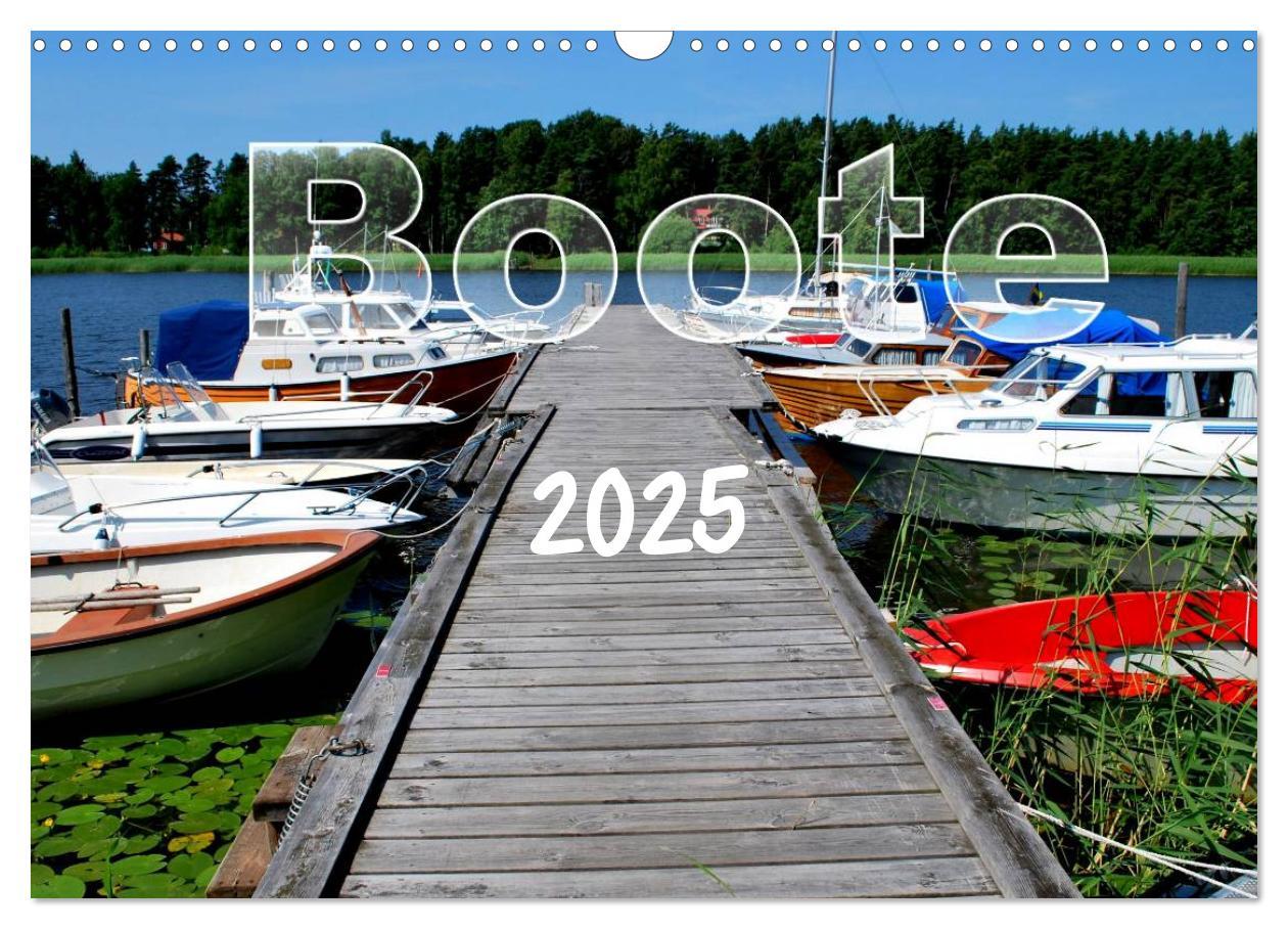 Cover: 9783435828296 | Boote (Wandkalender 2025 DIN A3 quer), CALVENDO Monatskalender | 2025