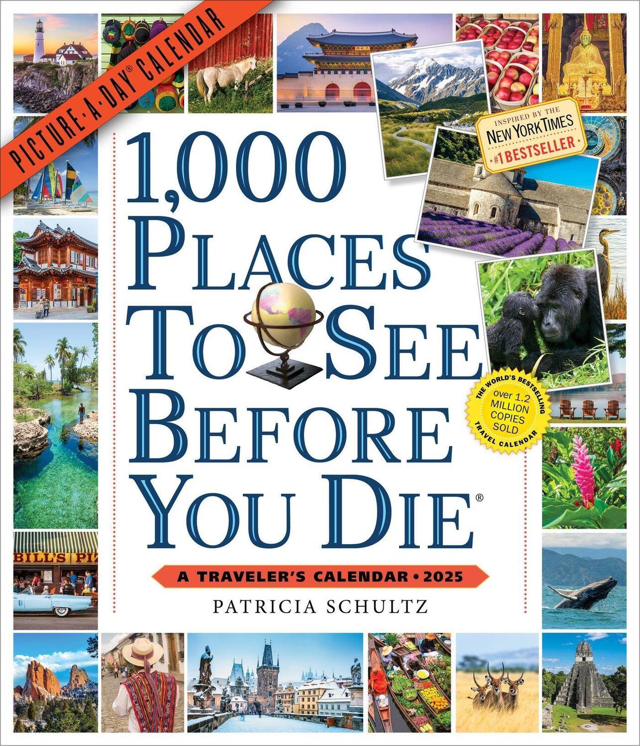 Cover: 9781523524907 | 1,000 Places to See Before You Die Picture-A-Day® Wall Calendar 2025