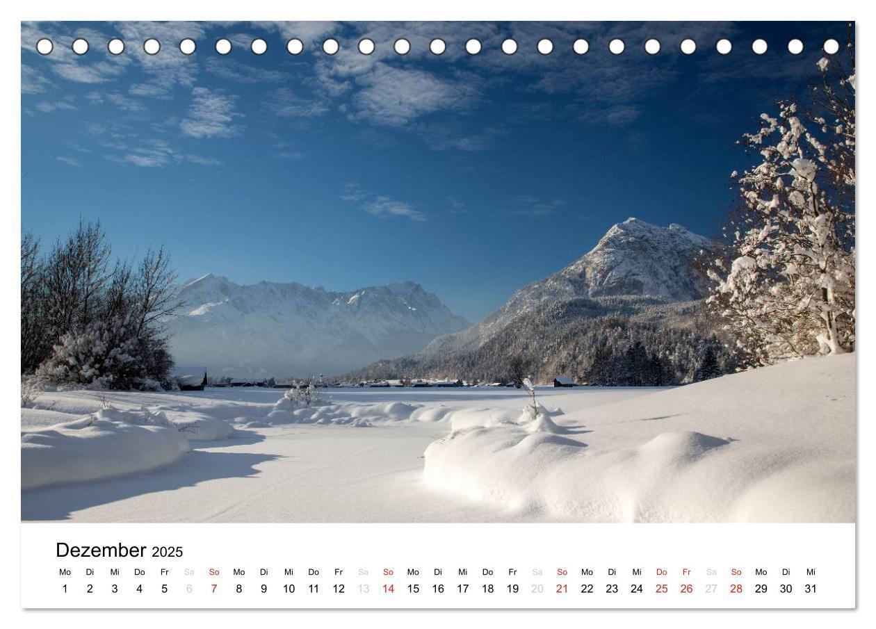 Bild: 9783435586165 | Zugspitz-Impressionen (Tischkalender 2025 DIN A5 quer), CALVENDO...