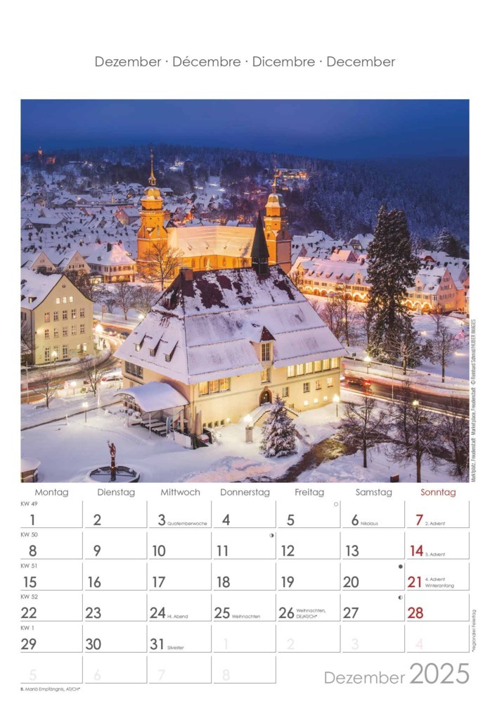 Bild: 4251732341183 | Alpha Edition - Baden-Württemberg 2025 Bildkalender, 23,7x34cm,...