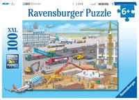 Cover: 4005556106240 | Baustelle am Flughafen. Kinderpuzzle 100 Teile | Spiel | 10624 | 2017