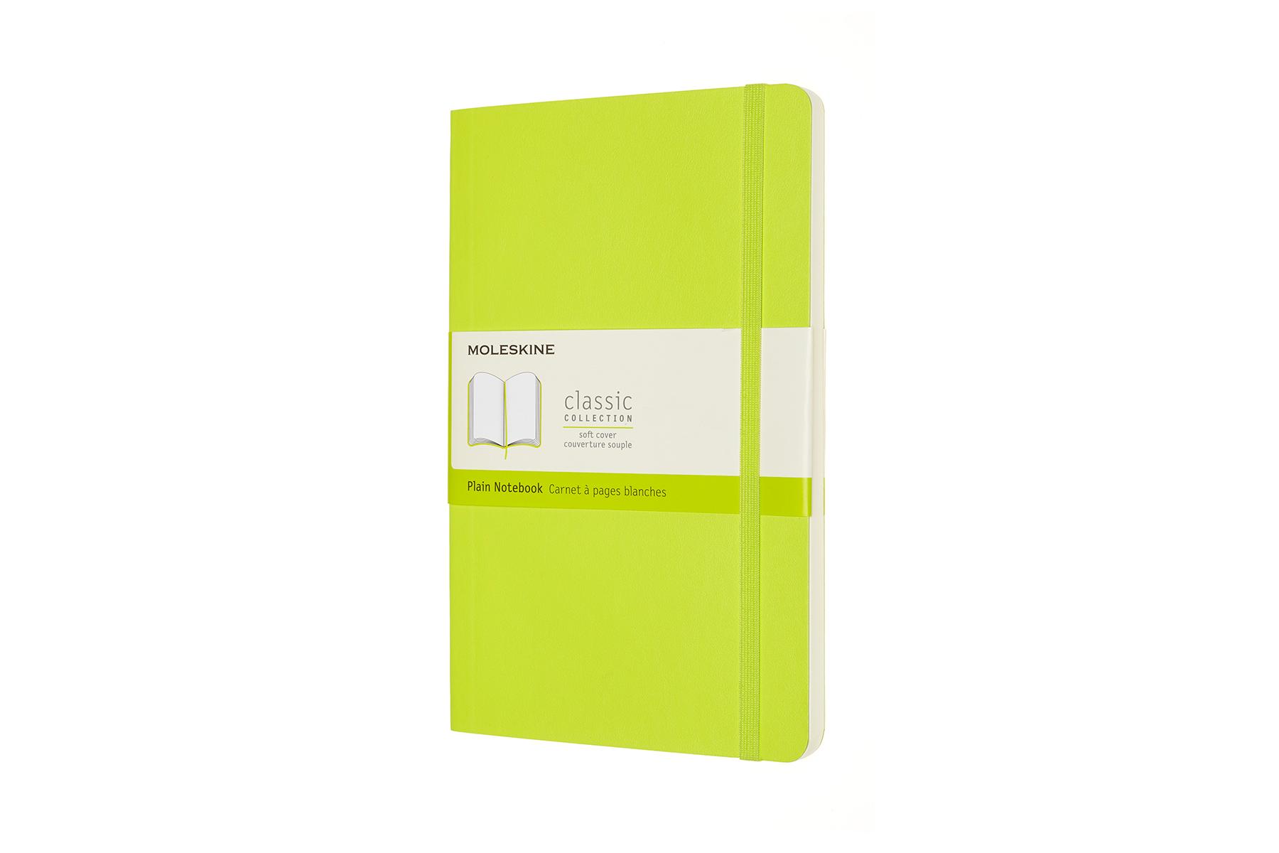 Cover: 8056420851007 | Moleskine Notizbuch Large/A5, Blanko, Weicher Einband, Limetten Grün