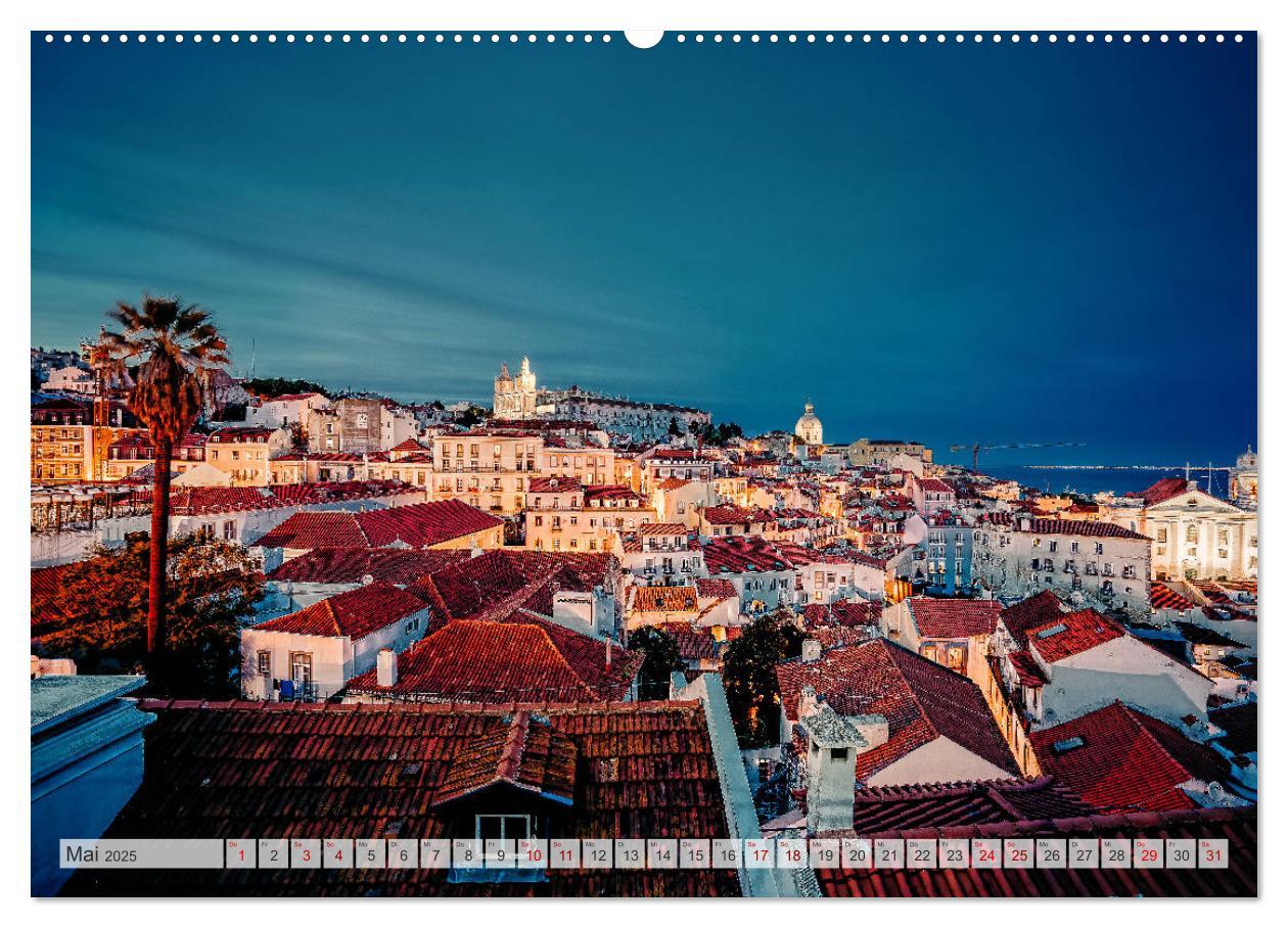 Bild: 9783435325832 | Lissabon Stadtansichten (Wandkalender 2025 DIN A2 quer), CALVENDO...