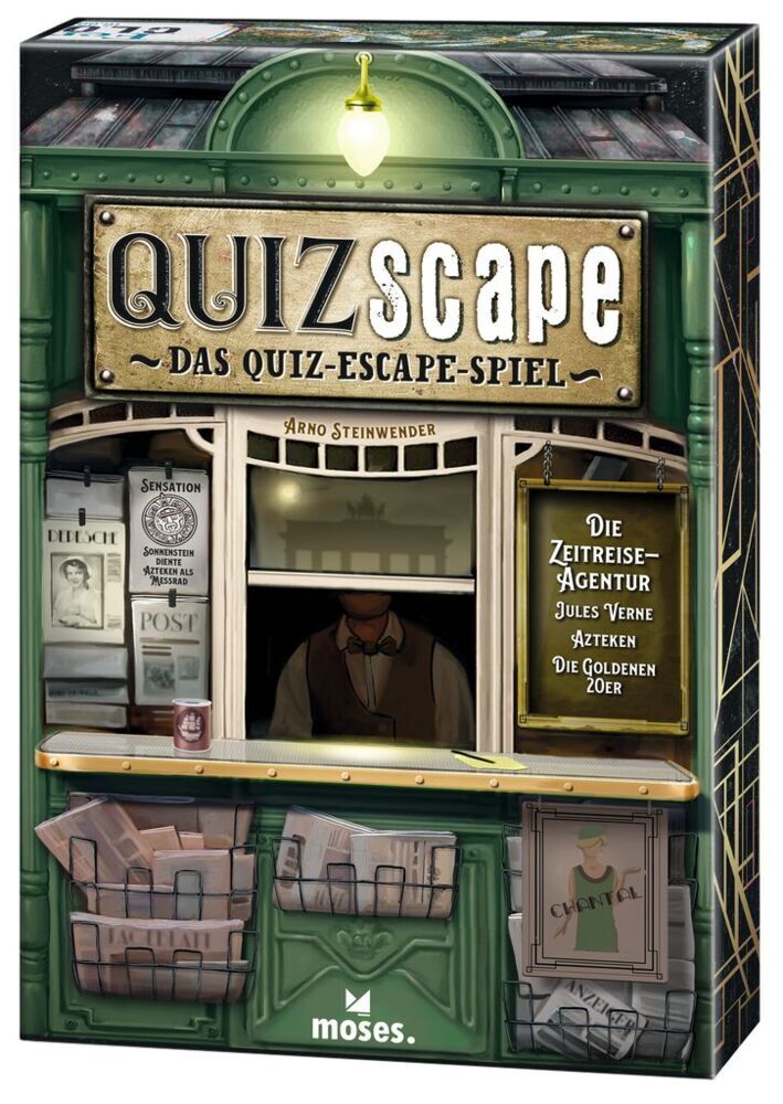 Cover: 4033477901439 | QUIZscape Die Zeitreise-Agentur | Arno Steinwender | Spiel | 90143