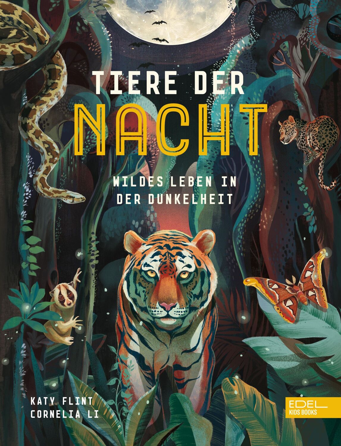 Cover: 9783961293407 | Tiere der Nacht - Wildes Leben in der Dunkelheit | Katy Flint | Buch