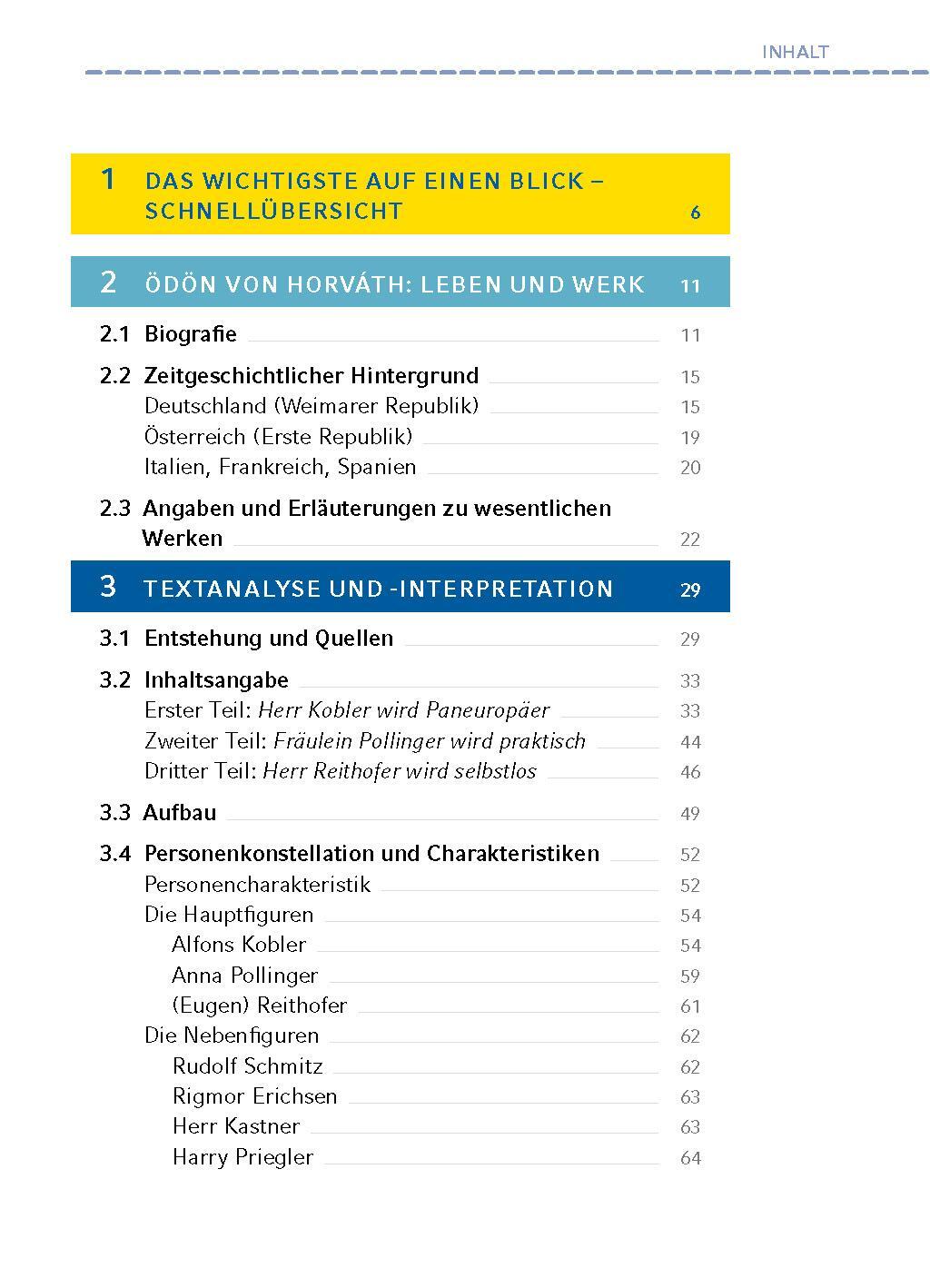 Bild: 9783804420991 | Der ewige Spießer von Ödön von Horváth - Textanalyse und...