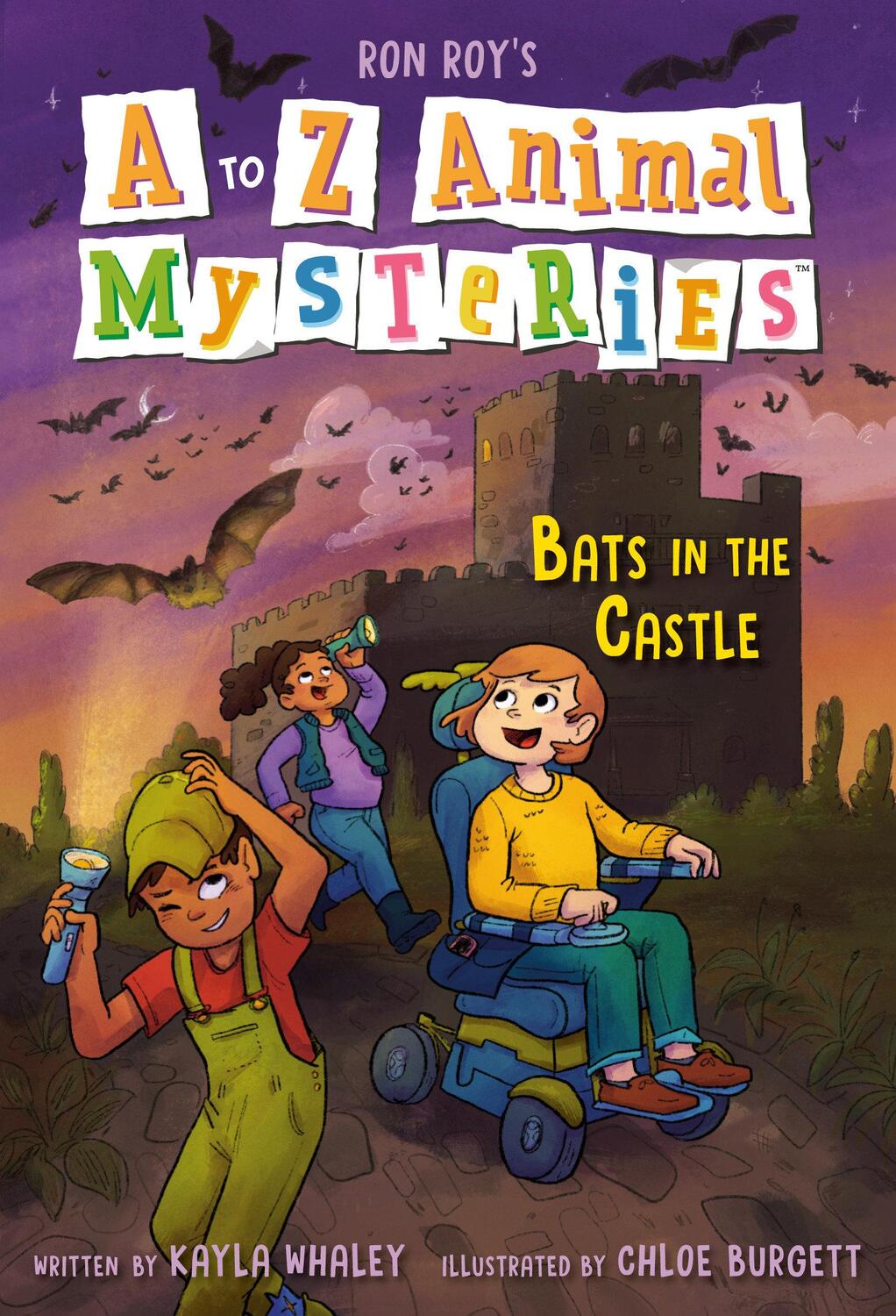 Cover: 9780593489024 | A to Z Animal Mysteries #2: Bats in the Castle | Ron Roy (u. a.)