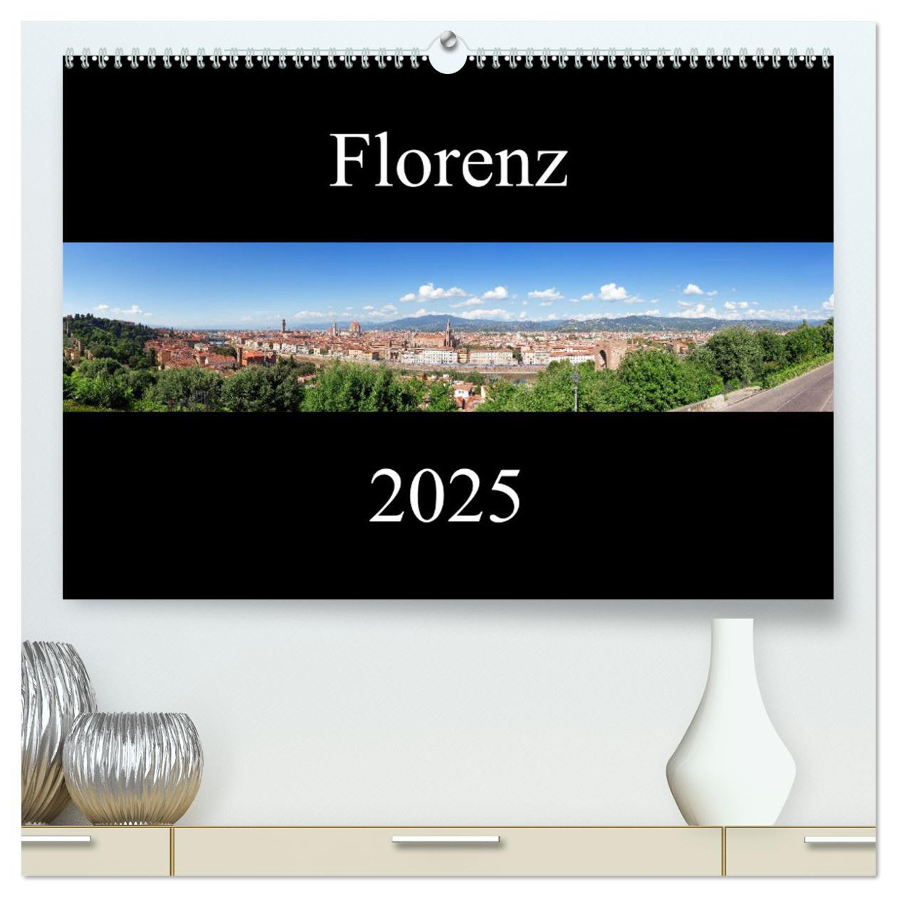 Cover: 9783435720941 | Florenz (hochwertiger Premium Wandkalender 2025 DIN A2 quer),...