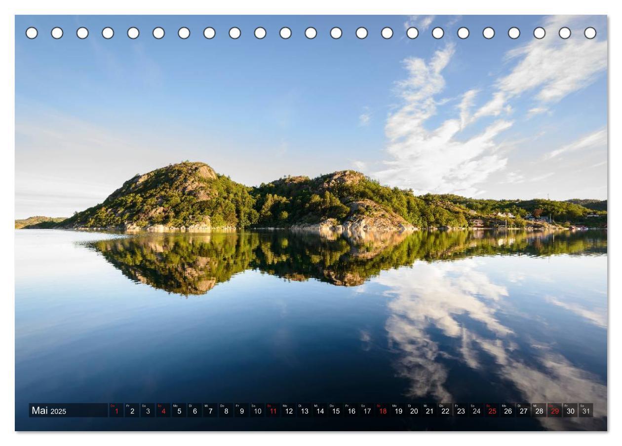 Bild: 9783435537754 | Norwegens Süden (Tischkalender 2025 DIN A5 quer), CALVENDO...