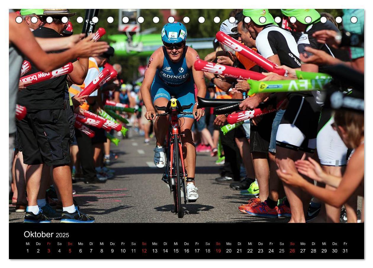 Bild: 9783435495825 | TRIATHLON 2025 (Tischkalender 2025 DIN A5 quer), CALVENDO...