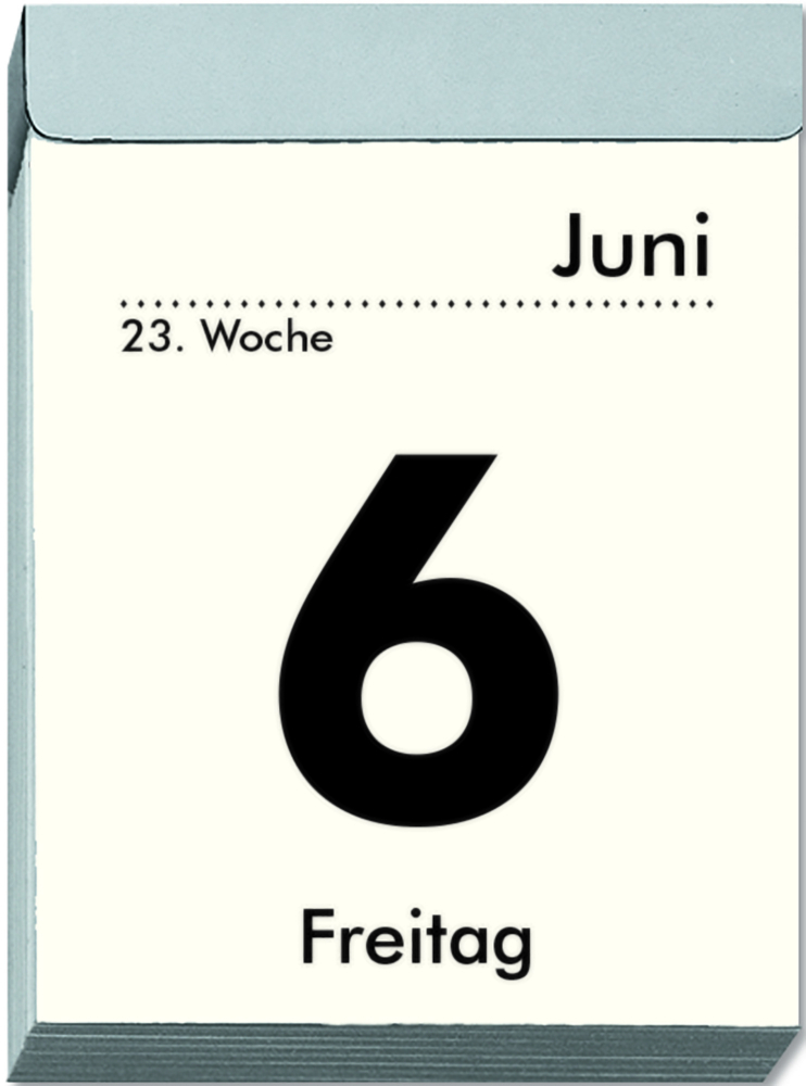 Bild: 4006928024735 | Zettler - Tagesabreißkalender 2025 M, 5,4x7,2cm, Abreißkalender mit...