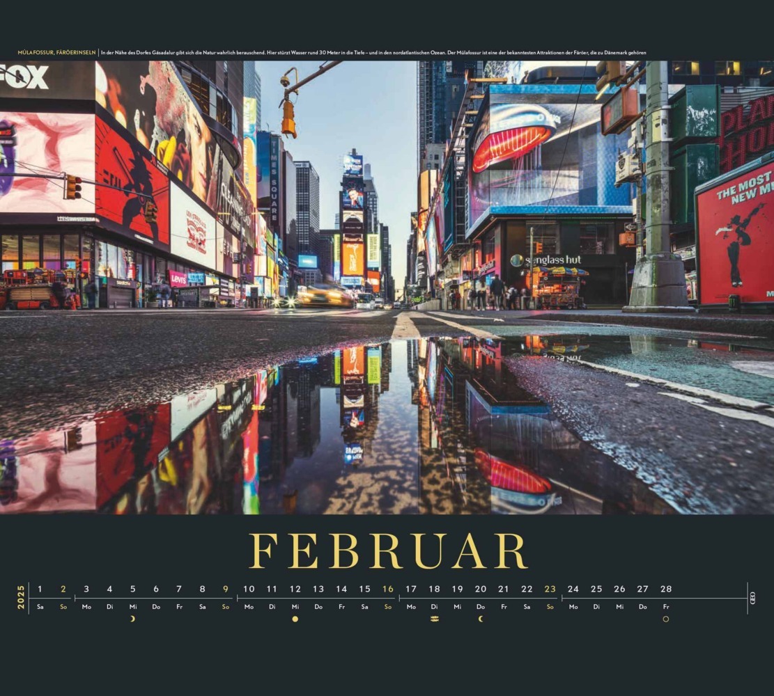 Bild: 4002725988805 | GEO - New York Wandkalender 2025, 50x45cm, Posterkalender mit...