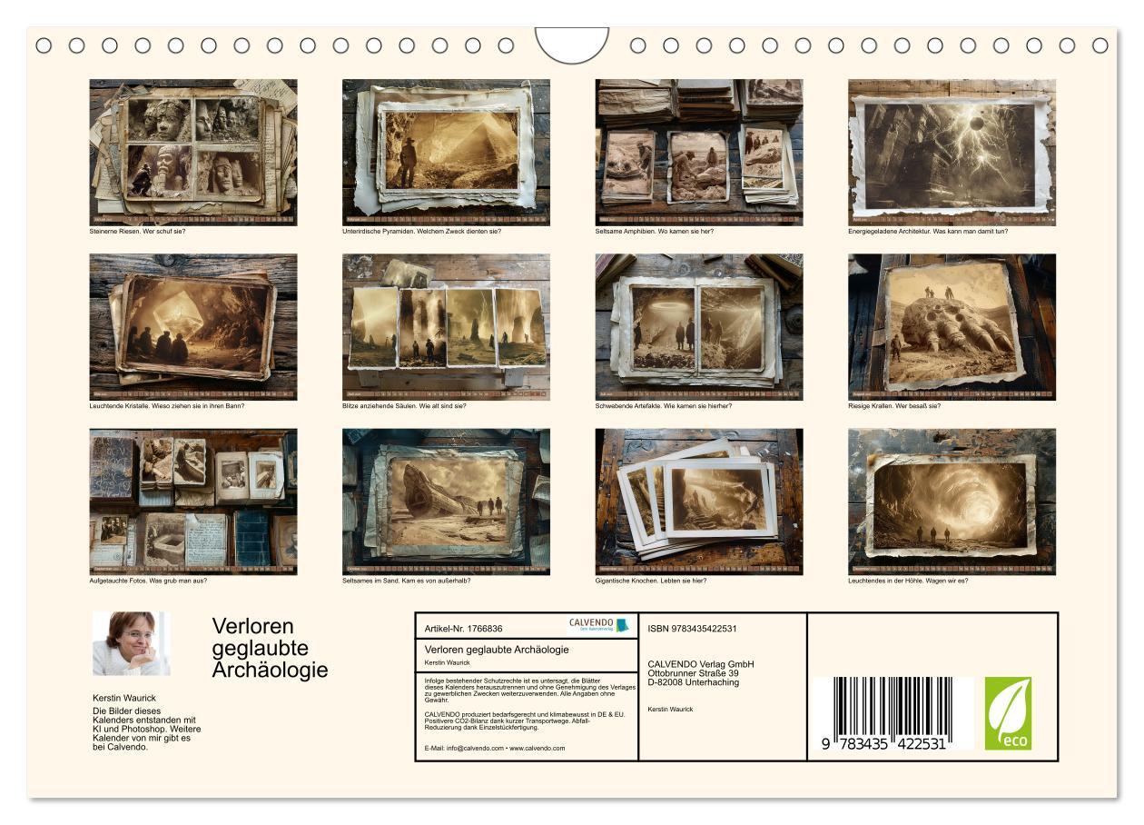 Bild: 9783435422531 | Verloren geglaubte Archäologie (Wandkalender 2025 DIN A4 quer),...