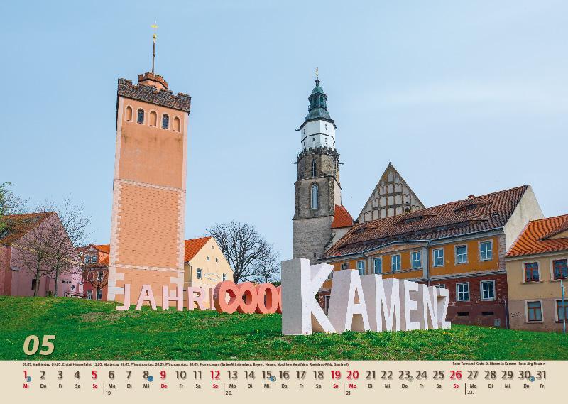 Bild: 9783957561411 | Glanzlichter Sachsen 2025 | Jörg Neubert | Kalender | Deutsch | 2025