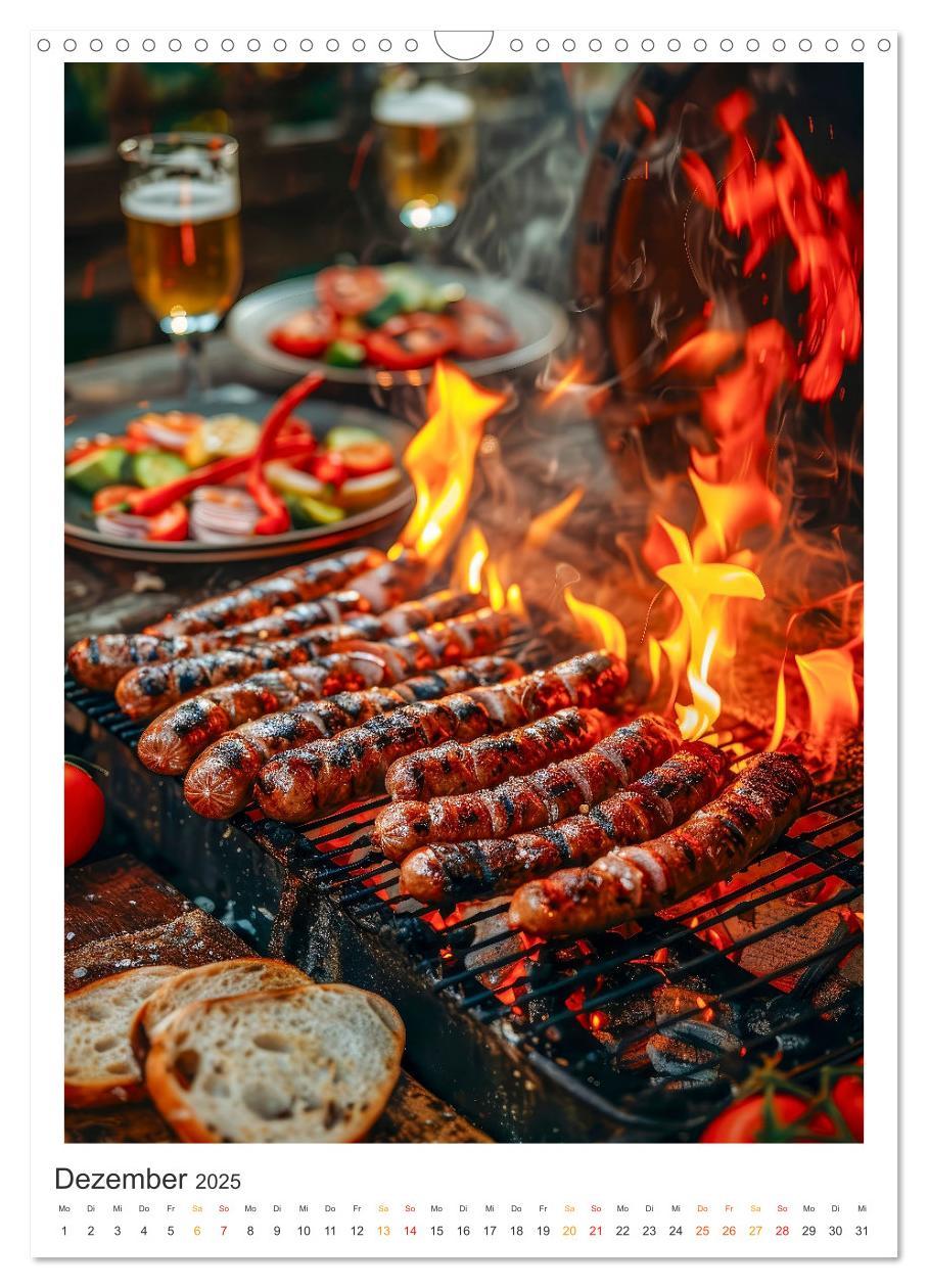 Bild: 9783457123034 | Food BBQ - Deftiges aus der Gourmet-Küche (Wandkalender 2025 DIN A3...