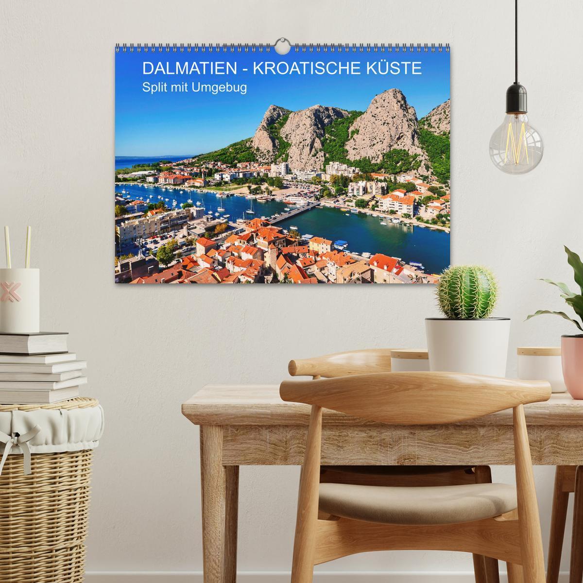 Bild: 9783383772917 | DALMATIEN - KROATISCHE KÜSTE - Split mit Umgebung (Wandkalender...