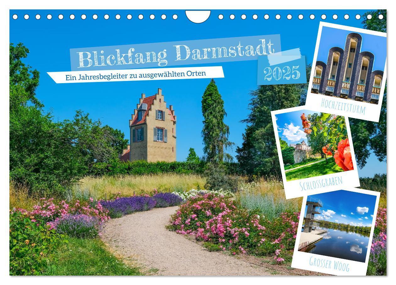 Cover: 9783435014118 | Blickfang Darmstadt! (Wandkalender 2025 DIN A4 quer), CALVENDO...