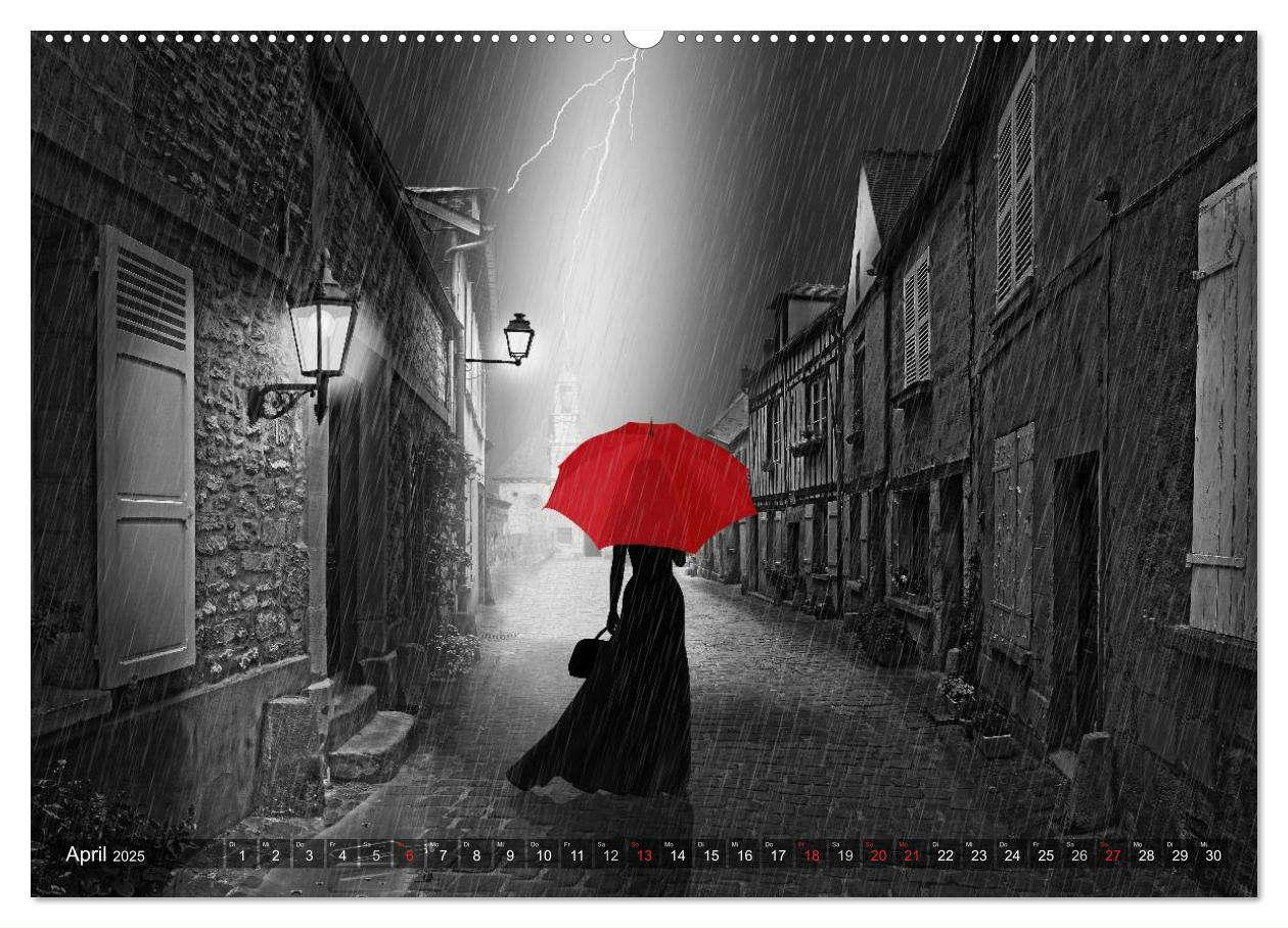 Bild: 9783435471157 | Rot wie die Liebe by Mausopardia (Wandkalender 2025 DIN A2 quer),...