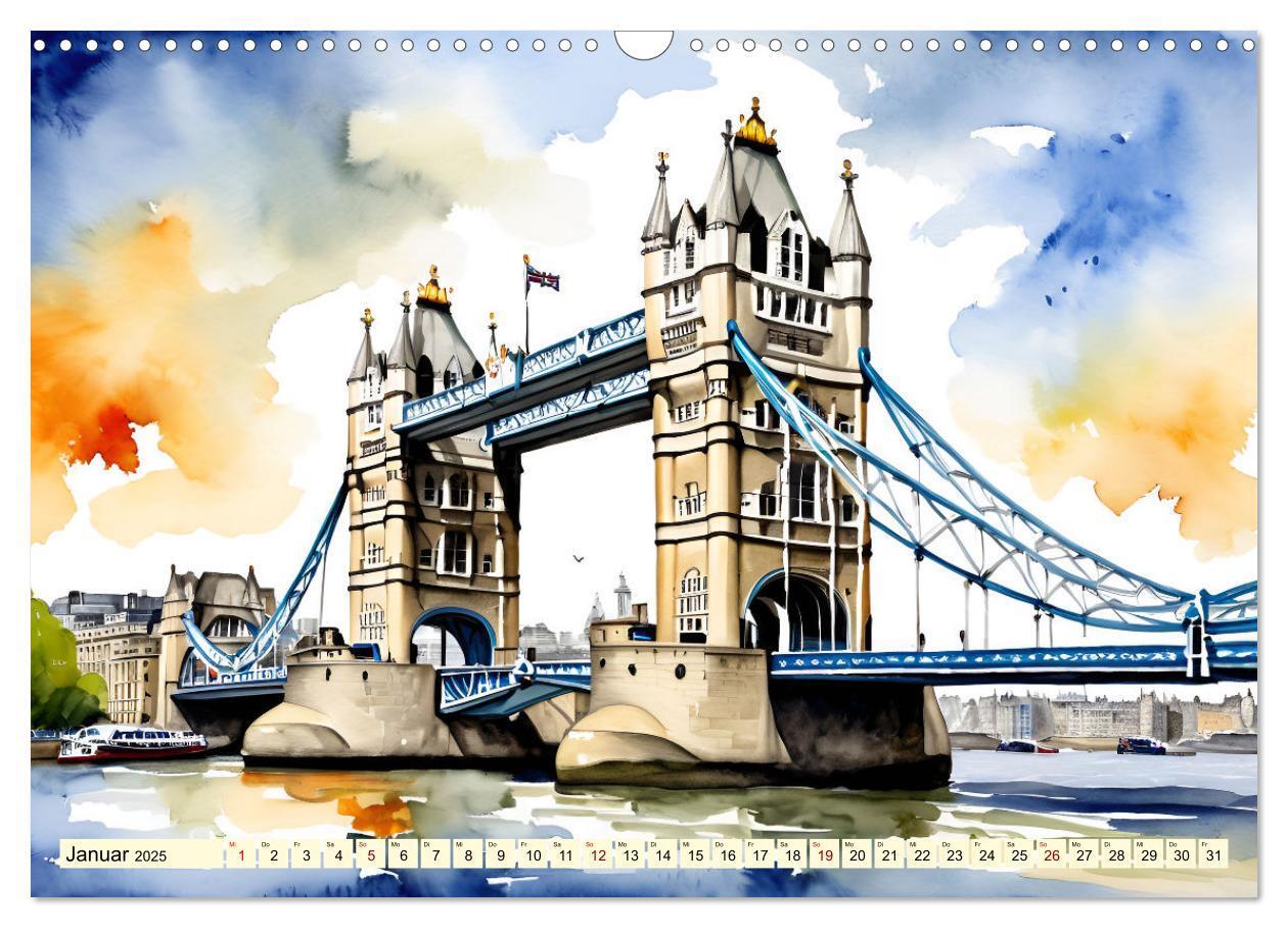 Bild: 9783457175040 | London - Metropole auf der Insel (Wandkalender 2025 DIN A3 quer),...