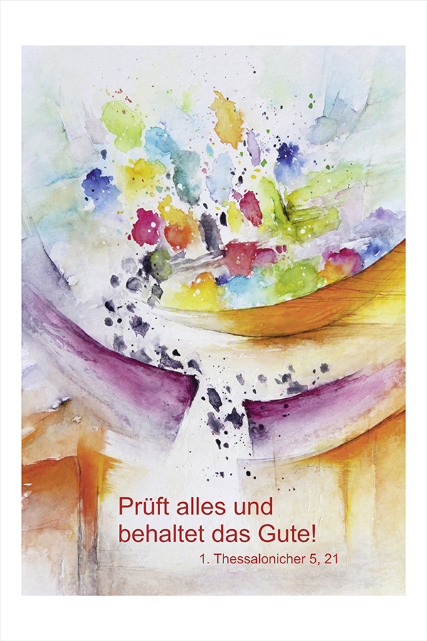 Cover: 4260175273890 | Jahreslosung 2025 - Andrea Sautter - Kunstblatt 40 x 60 cm | Sautter