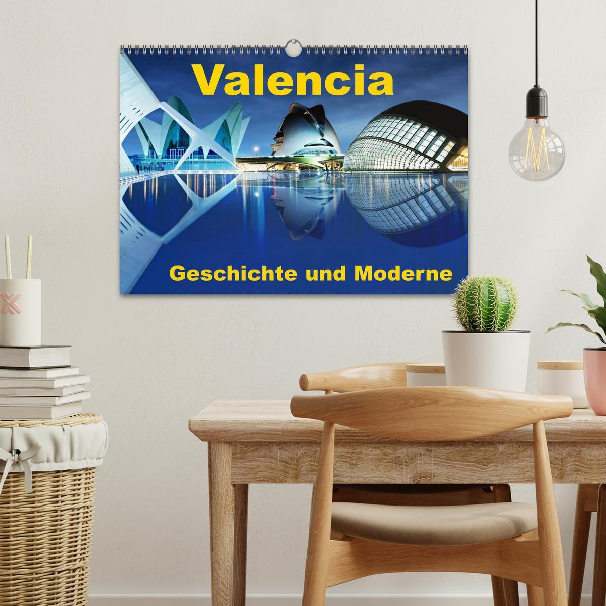 Bild: 9783435008254 | Valencia - Geschichte und Moderne (Wandkalender 2025 DIN A3 quer),...