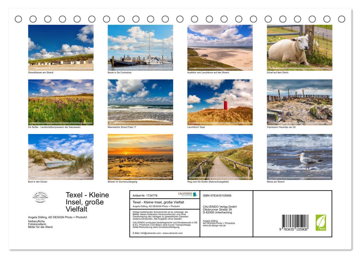 Bild: 9783435105908 | Texel - Kleine Insel, große Vielfalt (Tischkalender 2025 DIN A5...