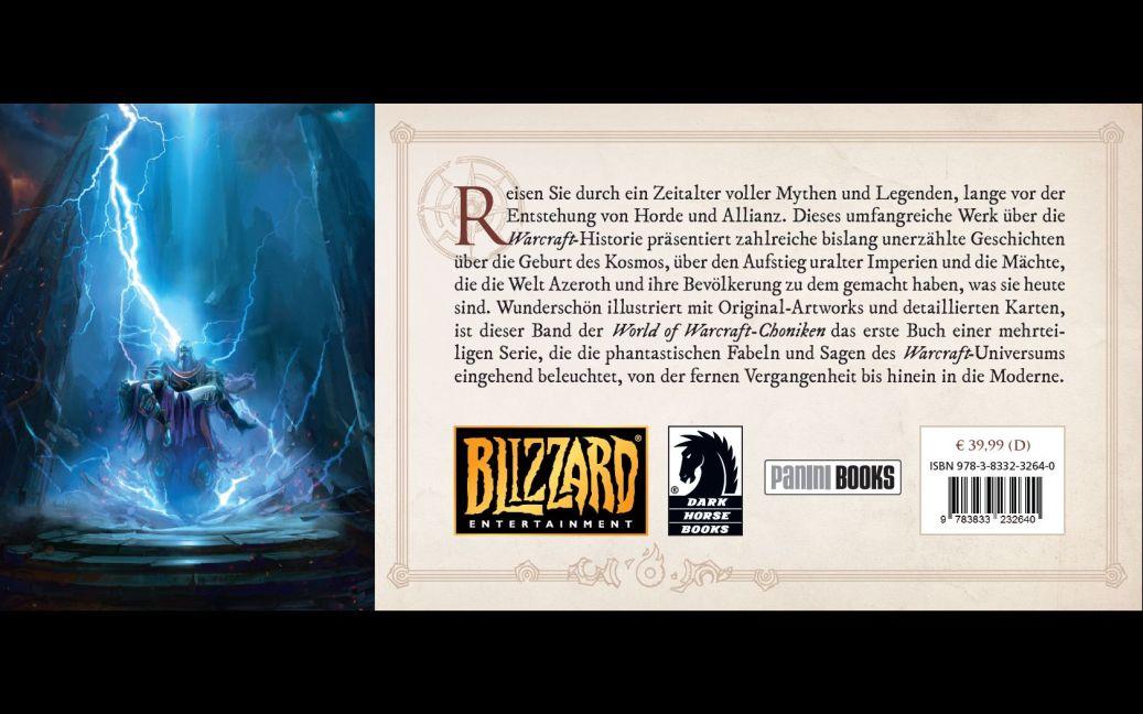 Rückseite: 9783833232640 | World of Warcraft - Chroniken Band 1 | Blizzard Entertainment | Buch