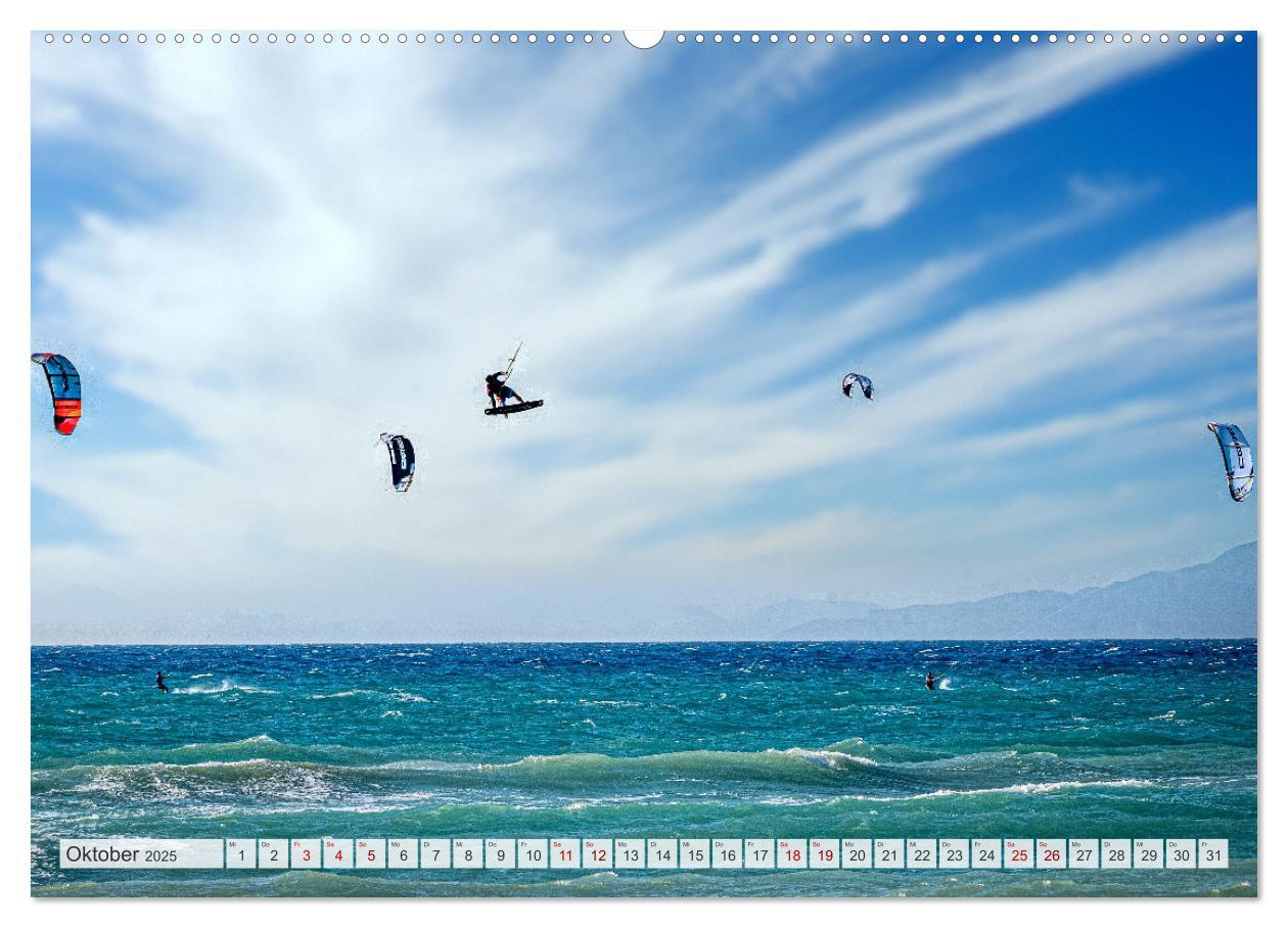 Bild: 9783435100187 | Faszination Kitesurfen (Wandkalender 2025 DIN A2 quer), CALVENDO...