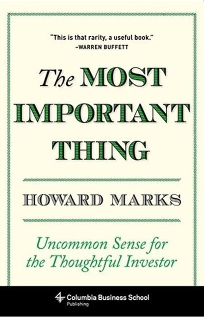 Cover: 9780231153683 | The Most Important Thing: Uncommon Sense for the Thoughtful Investor