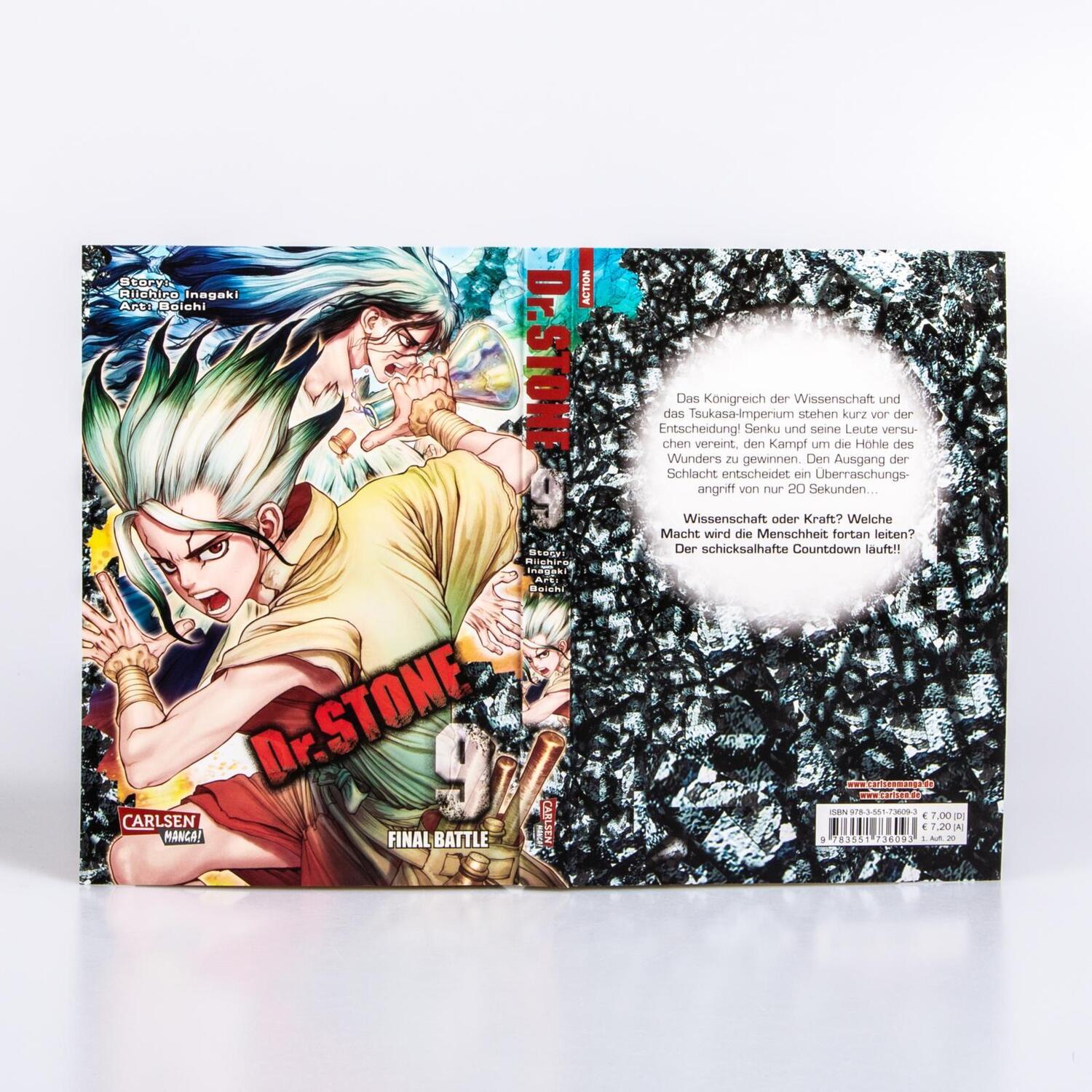 Bild: 9783551736093 | Dr. Stone 9 | Verrückte Abenteuer, Action und Wissenschaft! | Buch