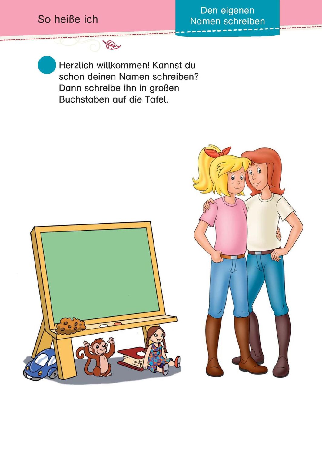 Bild: 9783129494967 | Bibi &amp; Tina Mein Schulstart-Block. Erstes Lesen und Schreiben ab 5...