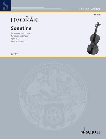 Cover: 9790001053945 | Sonatine G-Dur | op. 100. Violine und Klavier., Edition Schott | Buch