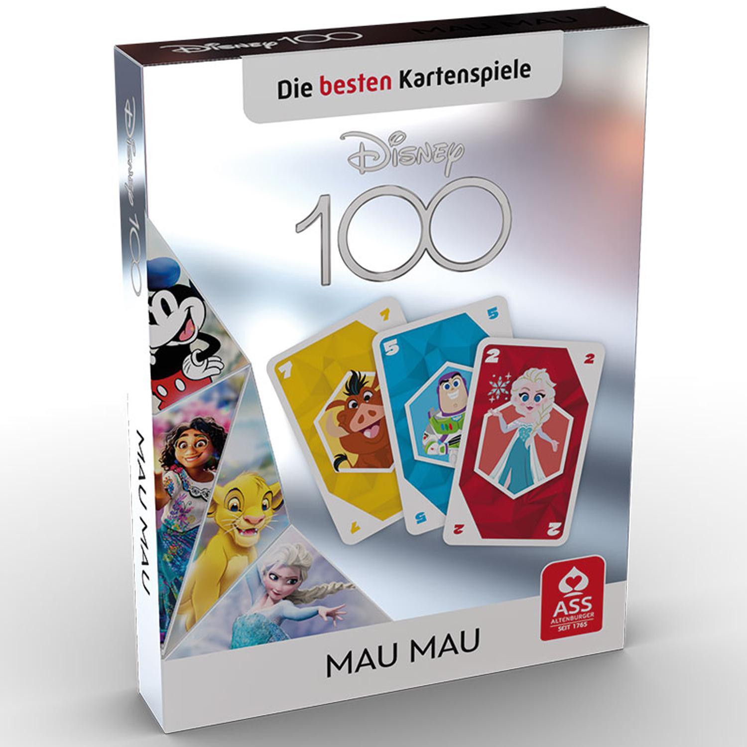 Cover: 4042677223005 | Disney 100 Mau Mau | 53 Spielkarten, 2 Spielregelkarten | Altenburger