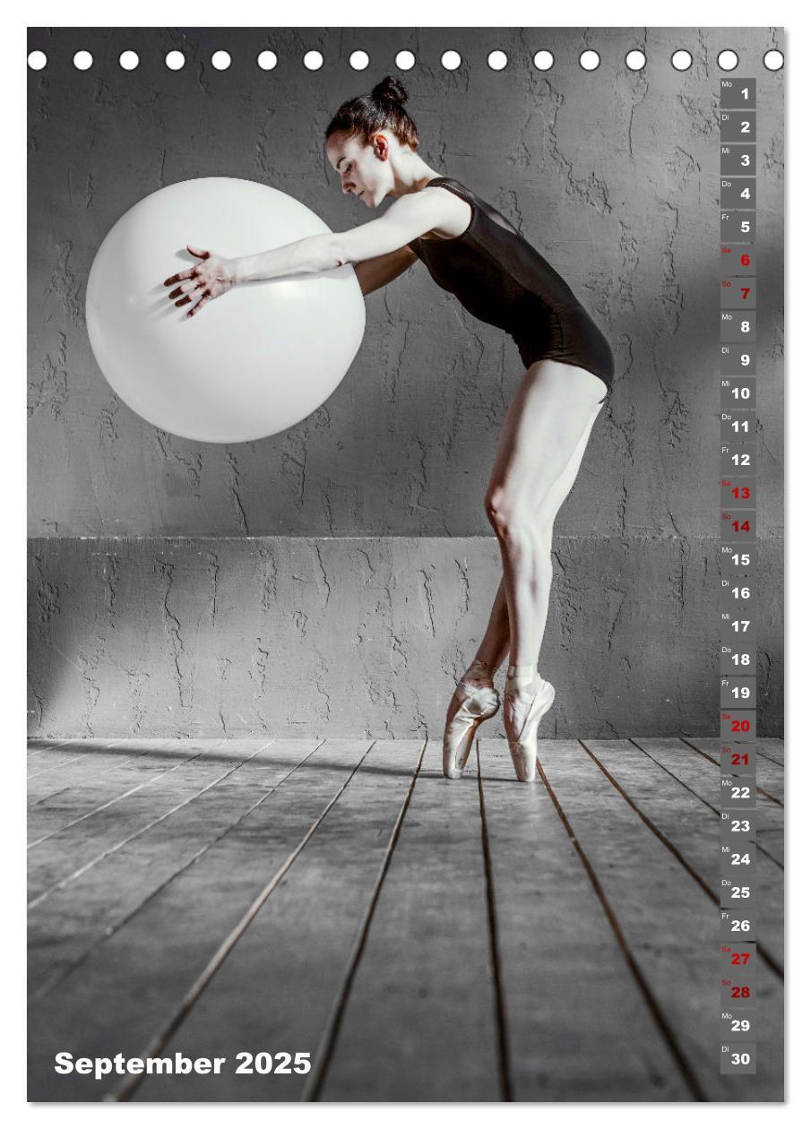 Bild: 9783435892679 | Sinneseindruck Ballett (Tischkalender 2025 DIN A5 hoch), CALVENDO...