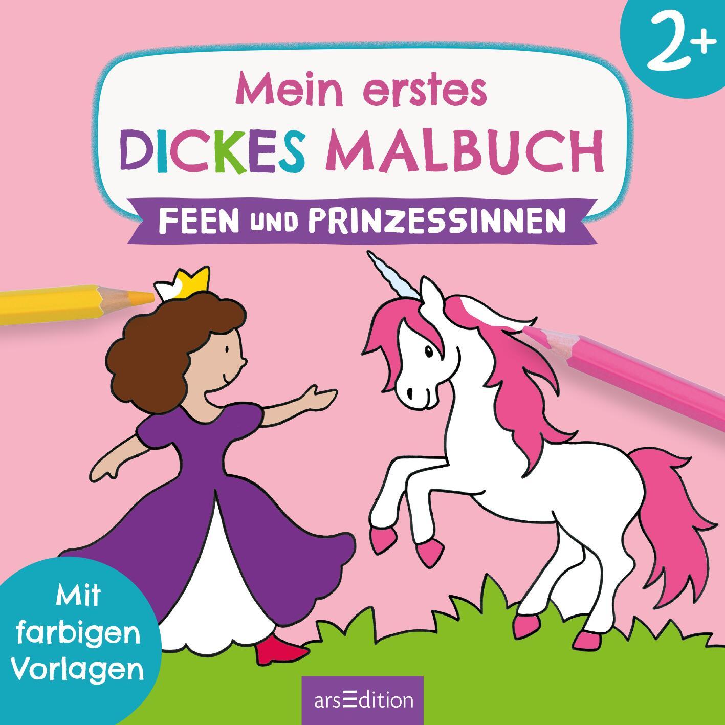 Bild: 9783845824079 | Mein erstes dickes Malbuch Feen und Prinzessinnen | Beurenmeister