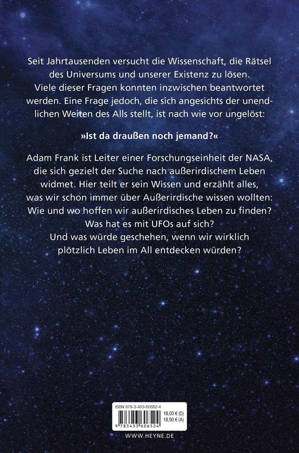 Bild: 9783453606524 | Leben im All | Adam Frank | Taschenbuch | 288 S. | Deutsch | 2024