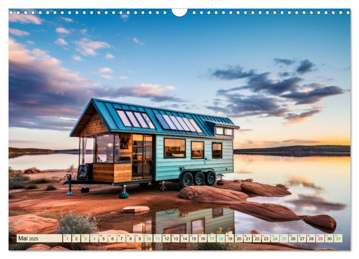 Bild: 9783383827334 | Tiny Houses - wohnen auf kleinstem Raum (Wandkalender 2025 DIN A3...