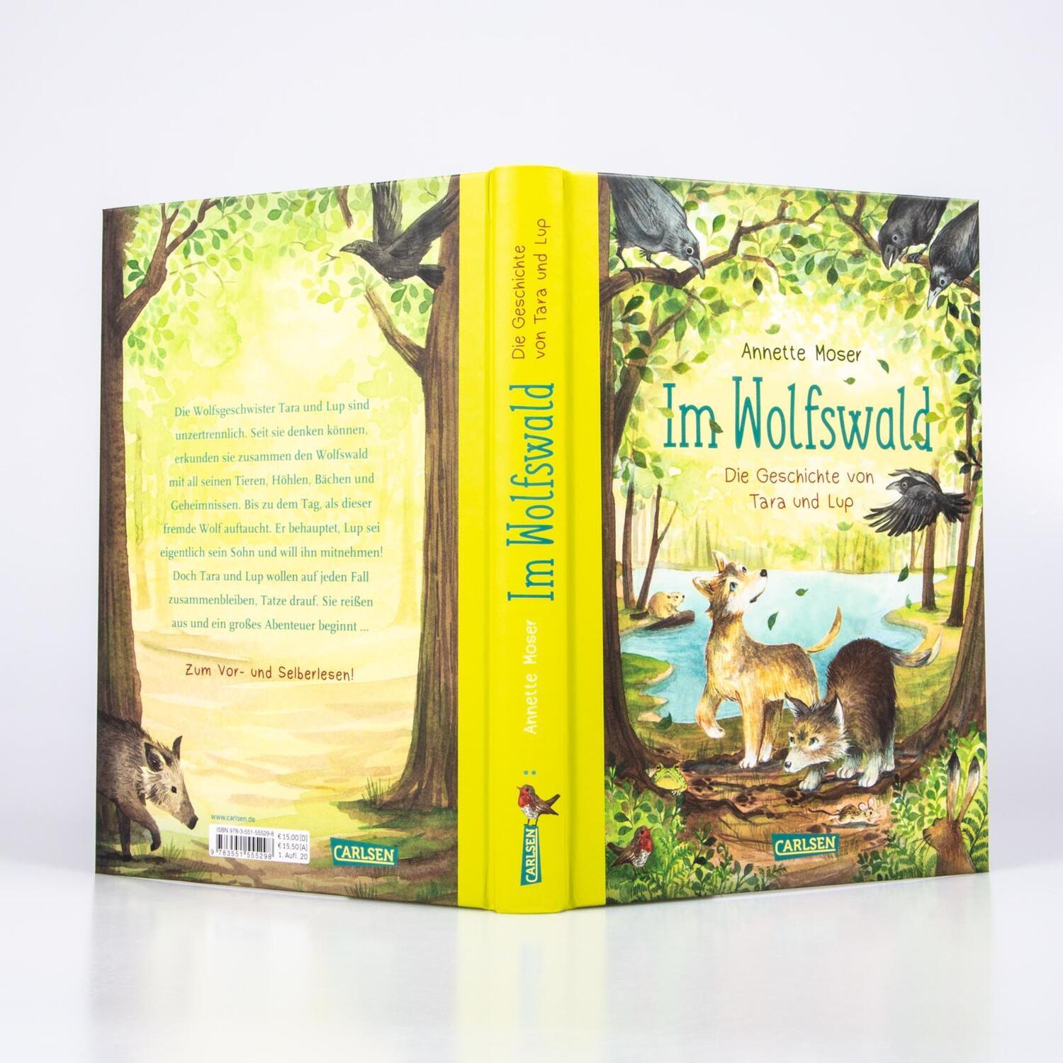 Bild: 9783551555298 | Im Wolfswald - Die Geschichte von Tara und Lup | Annette Moser | Buch