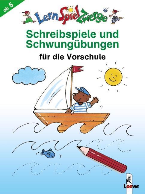 Cover: 9783785554135 | LernSpielZwerge - Schreibspiele und Schwungübungen für die Vorschule