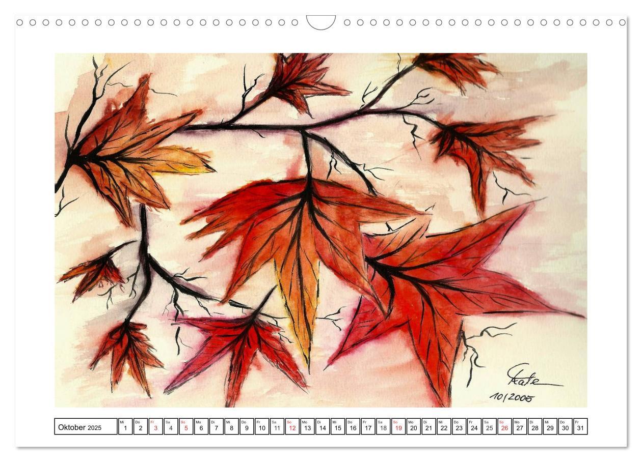 Bild: 9783435761937 | Der AQUARELL-Kalender (Wandkalender 2025 DIN A3 quer), CALVENDO...